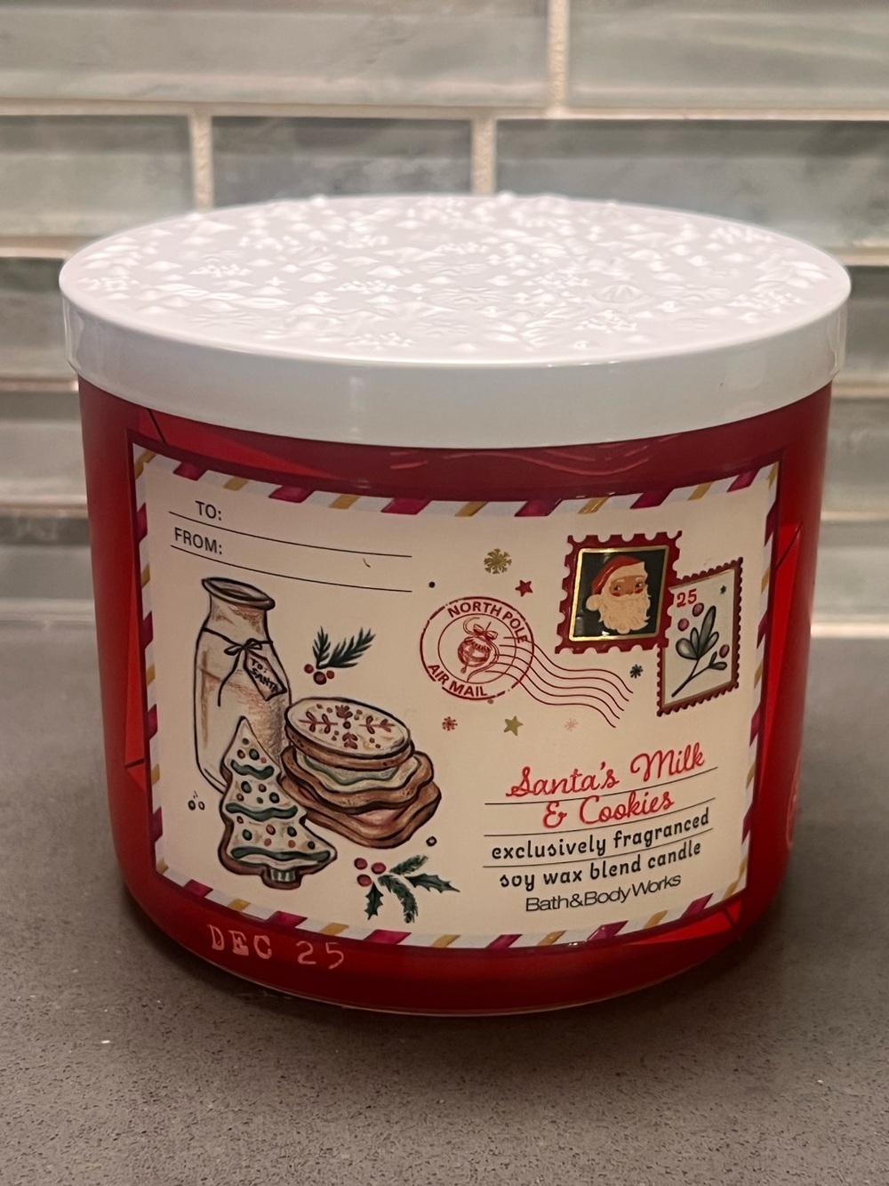 Bath & Body Works Santa’s Milk & Cookies Candle